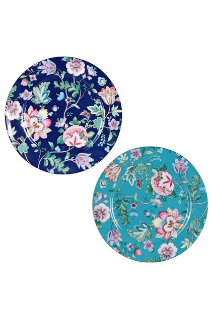 Elysia Bone 20cm 2-Piece Plate Set