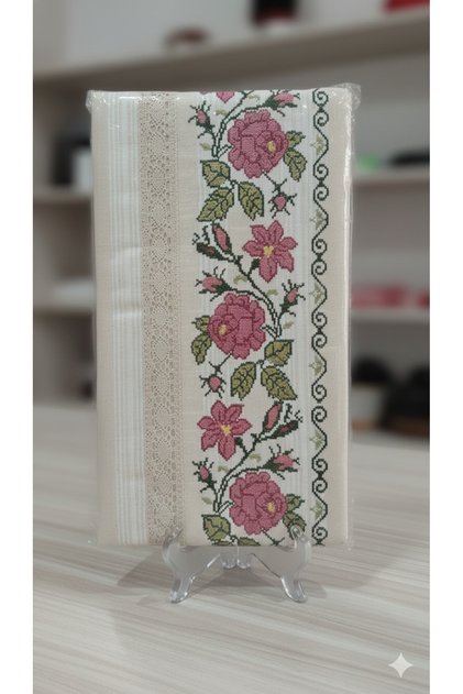 Geleneksel Kanaviçeli Buldan İşi Vintage Otantik Nevresim Takımı Çeyizlik ve Günlük Kullanım
