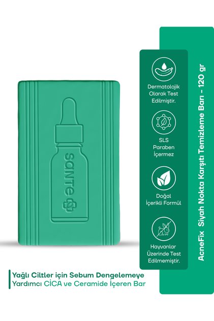 Acnefix 3X Anti Acne Serum Effective, Anti-Blackhead Acne Soap 120 Gr