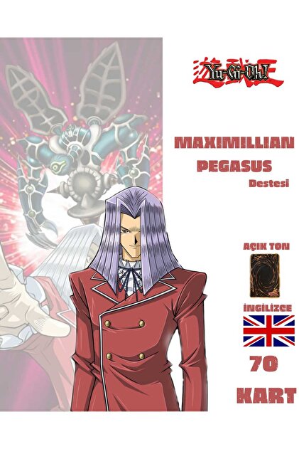 Cakmak Oyun Dukkani Yu-Gi-Oh! İngilizce Maximillion Pegasus