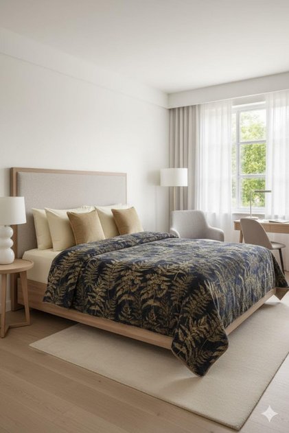 Prime Double Size Brisa Folha Blanket