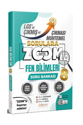 Efsane Yayınları 8.Sınıf Günay Yayınları LGS Matematik Zoom Serisi