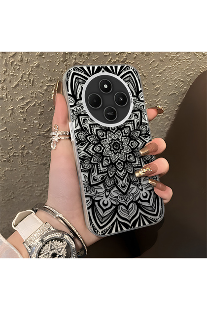 Xiaomi Redmi 14C Compatible Case Anti-Fall Phone Case Vintage Carpet Pattern