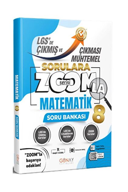 Efsane Yayınları 8.Sınıf Günay Yayınları LGS Matematik Zoom Serisi