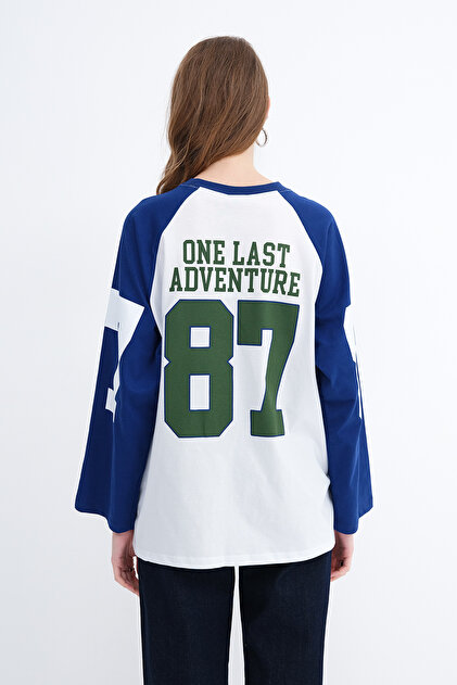 Addax Baskılı Uzun Kollu T-shirt B10608 - Fiyatı, Yorumları