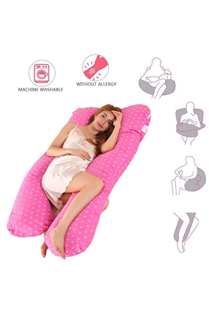 Large, comfortable pregnancy pillow, designed in a U-shape