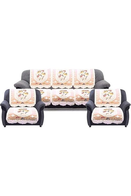 Cotton 5 Seater Sofa Cover