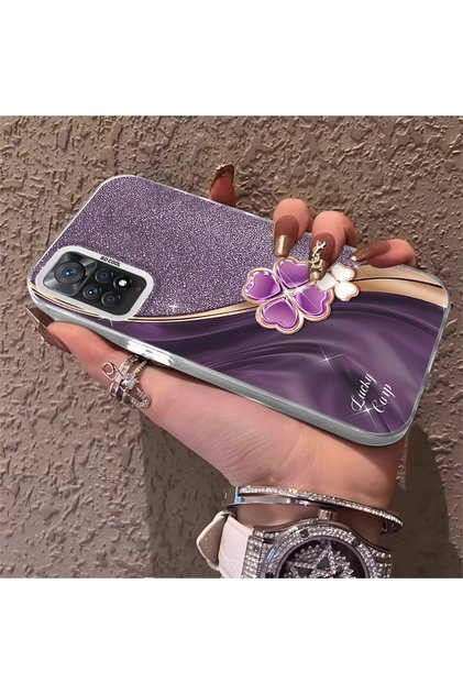 Xiaomi Redmi Note 11 Pro Compatible Phone Case Hard Back Anti Fall Luck Clover