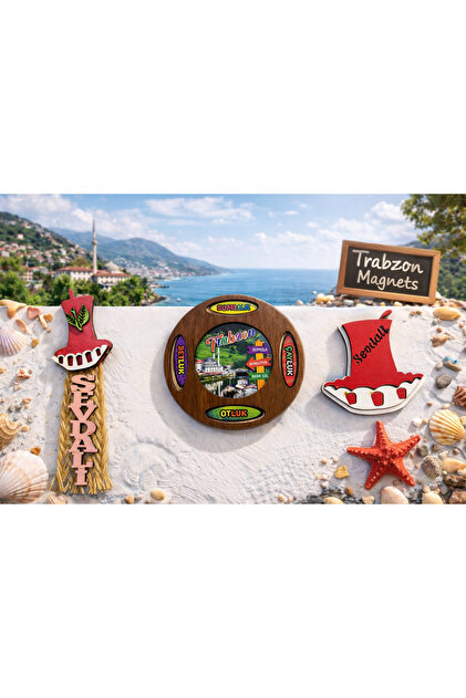 seymen bıçakçılık Karadeniz Hatırası Magnet Seti | Trabzon