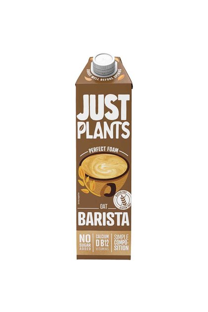 Just Plants - Bautura vegetala din ovaz Barista - fara zahar adaugat - 1L