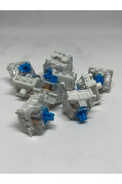 md Mavi mekanik klavye Blue Switch tactile klik sesli yedek tuş 10