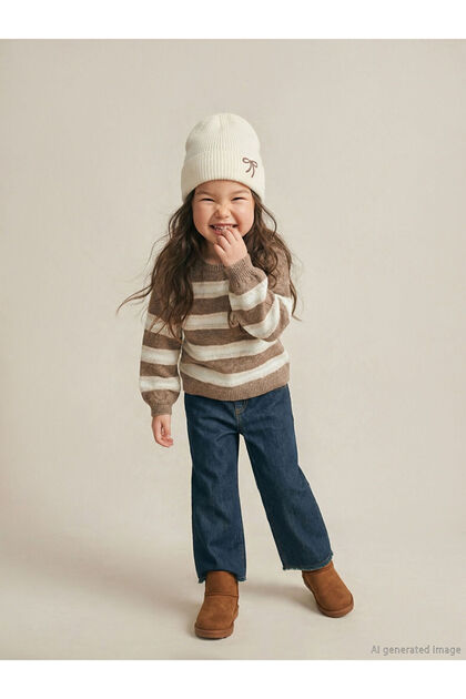 Lcw Kids Striped Girls' Knitwear Sweater