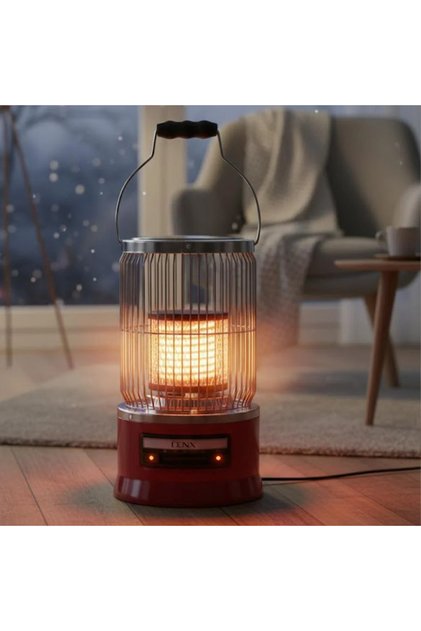 DENX DX2632 2000W Electric Heater with Tip-Over Protection and Two Heat Settings