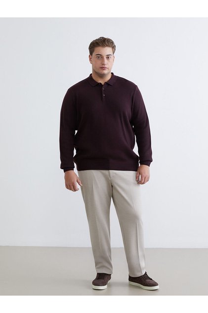 Mg Trend'En Beige Plus Size Men's Chino Pants