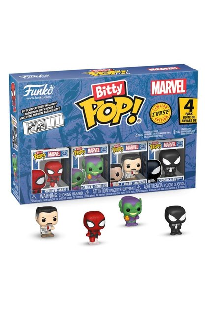Bitty Pop! Spider-Man Seria Animată Costum Simbiotic Spiderman 4 piese