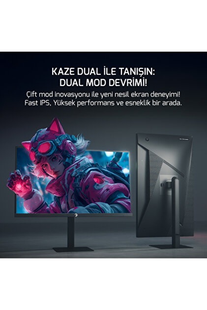 Gamepower Kaze Dual 27'' 0.5Ms 4K 160Hz - FHD 320Hz Fast IPS Pivot
