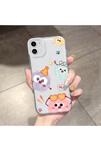 iPhone 11 Compatible Case Camera Protected Transparent Ultra Thin Silicone Cover Beautiful Pattern