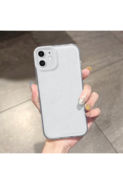 iPhone 12 Compatible Case Camera Protected Transparent Ultra Thin Silicone Cover