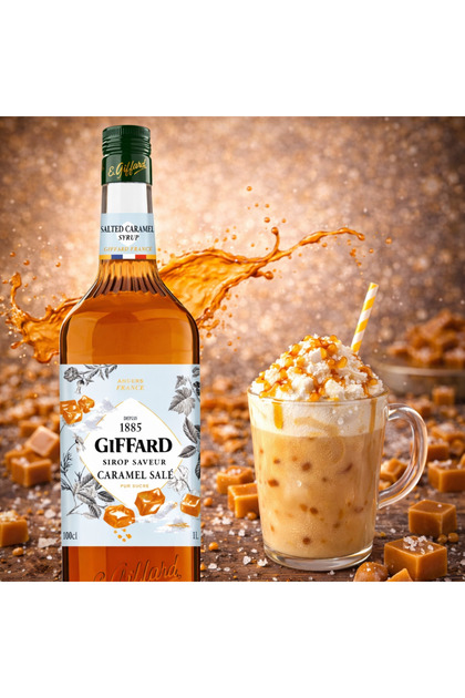 Giffard Tuzlu Karamel ( Salted Caramel) Şurubu 1 L – Premium