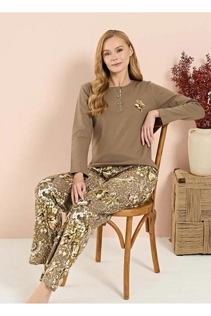 Interlock Long Sleeve Women's Pajama Set