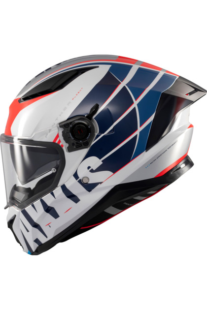 Motosiklet Kask Panther Flight Parlak A7 Full Face Güneş Vizörlü ECE 22.06R Motor Kaskı