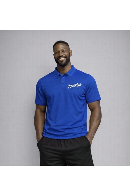 Men's Elyazı Brooklyn Printed Polo Neck T-Shirt