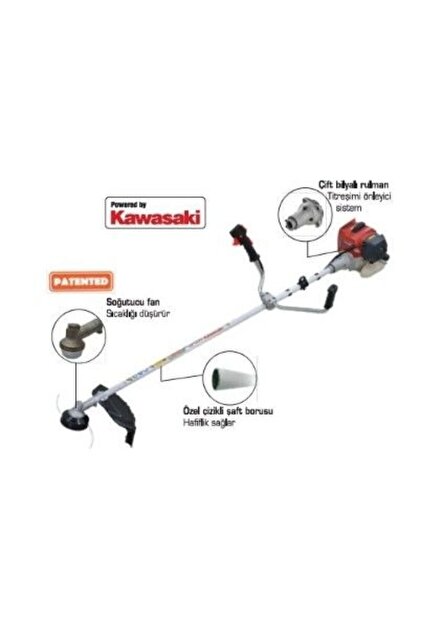 Kawasaki Mikawa X800 Evo Yan Tip Motorlu Tırpan - Fiyatı, Yorumları