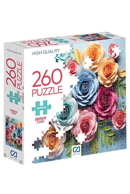 CA Games Güller 260 Parça 33x48cm Çocuk Ve Yetişkin Için Hobi