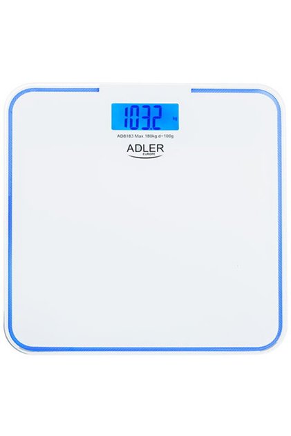 Cantar de baie AD 8183, 180Kg, Alb