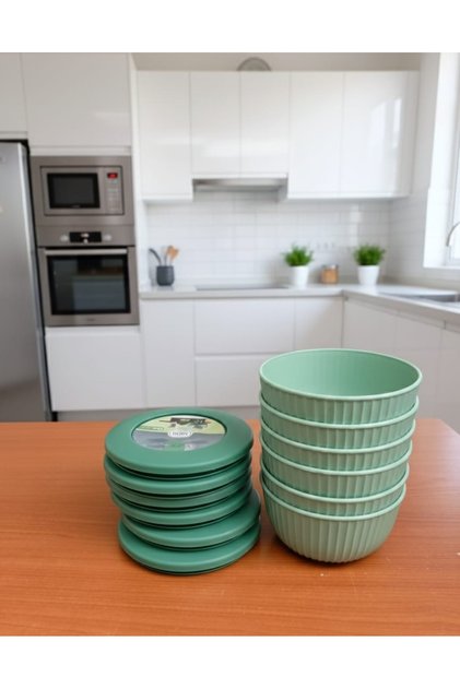 6-Piece Leak-Proof Lid Storage Container Set – 0.5 Liter (500 ml X 6 Pieces)