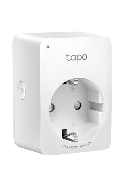Мини Tapo P100, Wi-Fi, гласово управление, 10A, съвместим с Android/iOS, 220-240V, бял