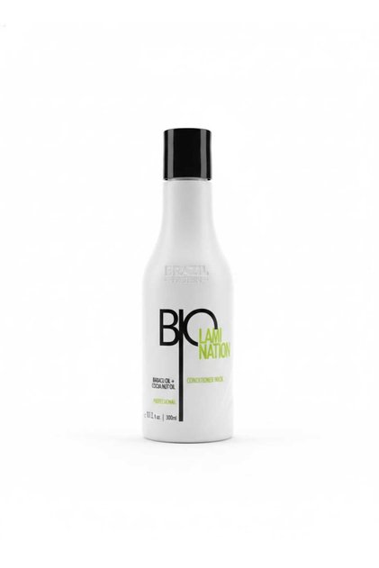 Brazil Protein Biolaminishan Hair Conditioner - 300ml with Babassu Oil and Coconut Oil Extract.