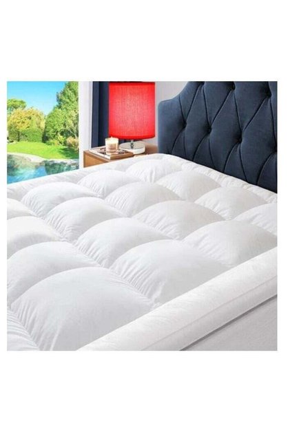 Mattress Topper Soft Comfort White 500 GSM