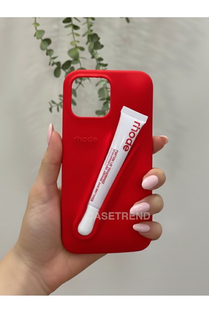 iPhone (14 PRO) uyumlu Lip Case Ruj Bölmeli Rujlu Kılıf