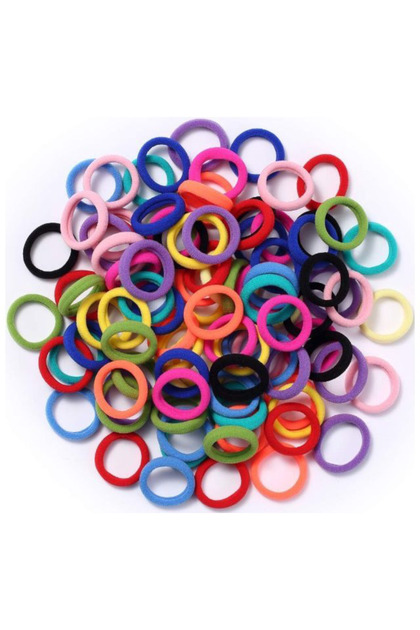 Colorful Small Size Baby and Child Rubber Buckle 50 Pack