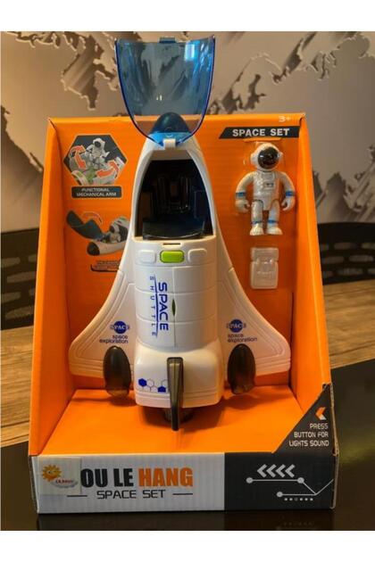ctoy CTOYS Astronotlu Uzay Aracı – Işıklı ve Sesli Space Set (CTOY