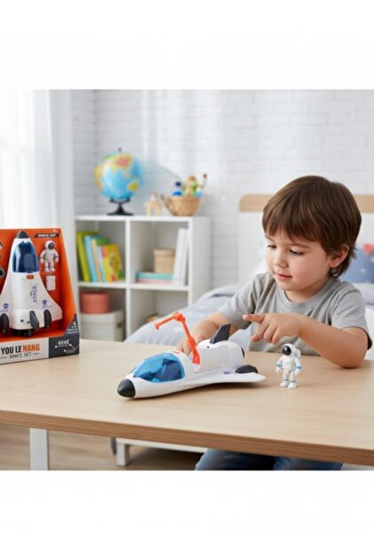 ctoy CTOYS Astronotlu Uzay Aracı – Işıklı ve Sesli Space Set (CTOY