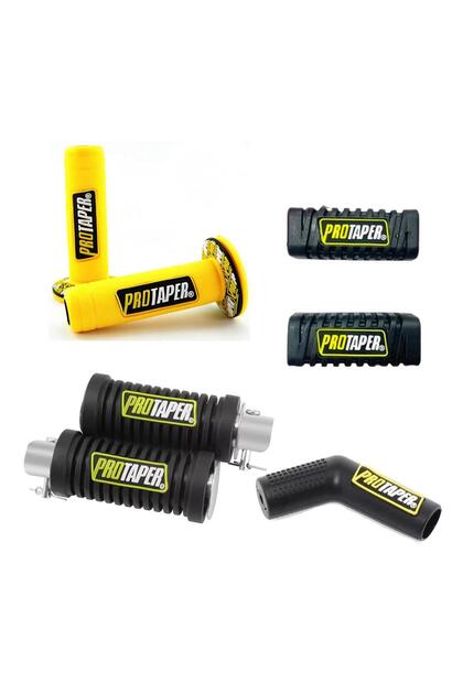 EMİN MOTOR Cg Sarı Protaper Kombini (Elcek + Arka Basamak+Ön Basamak Lastiği+Vites çorabı)