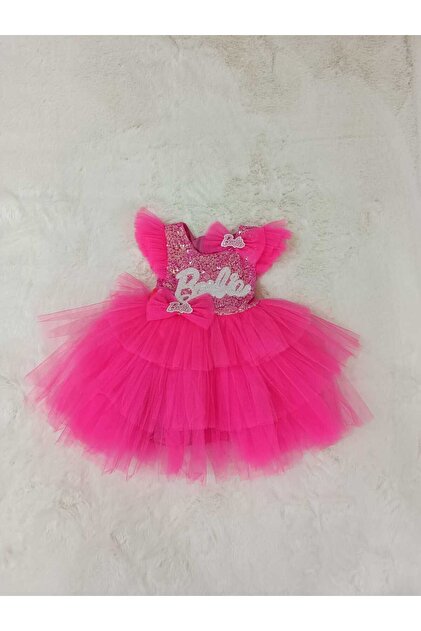 open lace back dress Bright Pink Princess Barbie Inspired Tutu Dress – EverAfterTutuCo