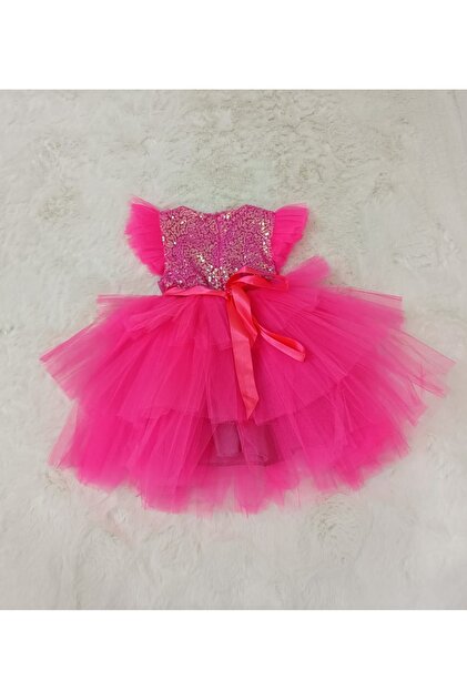 Bo-Gie Barbie Pink Sequin Tutu Dress- Trendyol