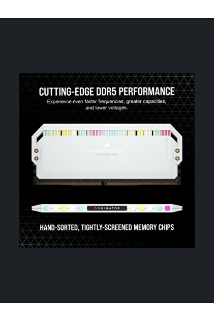 GÜMRÜK BEY Corsair DOMINATOR Platinum RGB DDR5 32GB (2×16GB