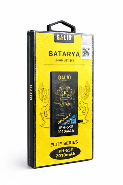 GALIO Elite Series iPhone 5SE Uyumlu Batarya 2010mAh Li-Ion Orijinal IC