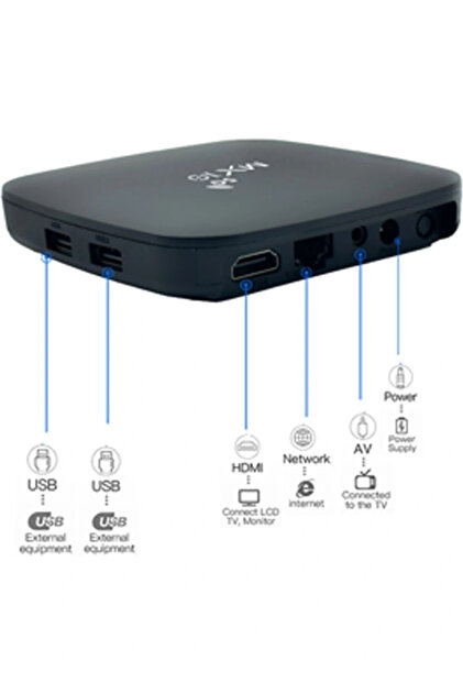 Çerçi Teknoloji MX10-5G Android TV Box 4K Ultra HD – MX Box S – 5G