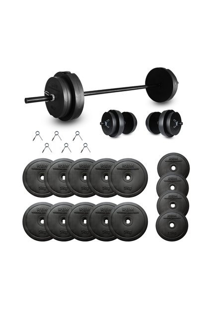 Premium 65 kg Halter Seti, Seti ve Ağırlık Fitness Seti (Orjinal hammade)