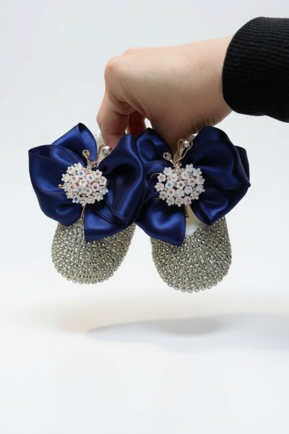 Ballerina Detailed Stoned Baby Girl Gift Shoes