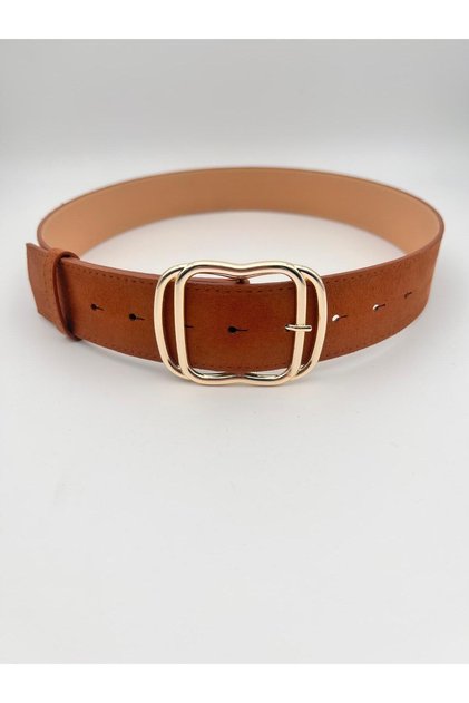 Suede/Double Buckle Women's Belt Jacket Belt, Trouser Belt Dress Belt.