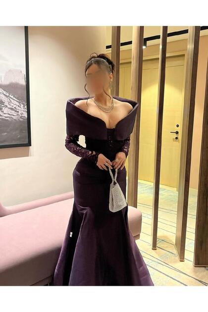 Anton Lilac evening dress