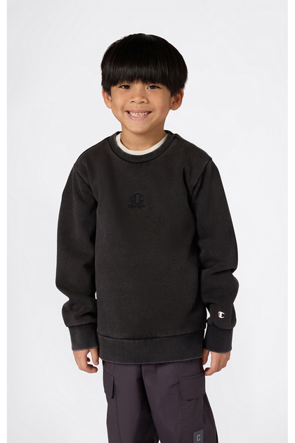 Crewneck Sweatshirt Çocuk Siyah Sweatshirt - 307278-KK001