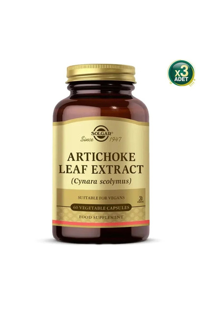 Artichoke Leaf Extract 60 Kapsül 3 adet