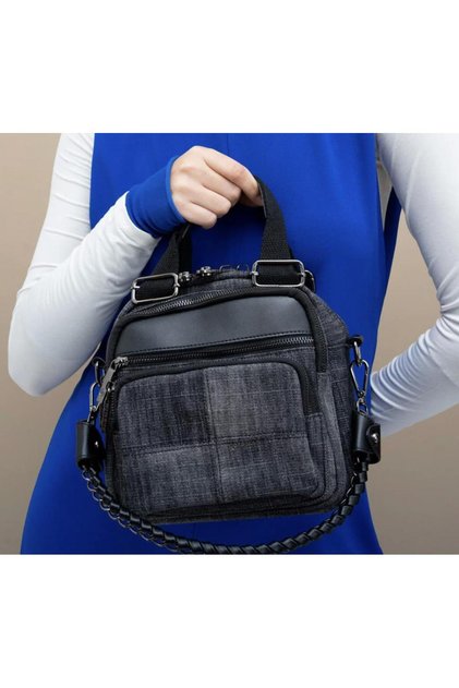 Byn2277 Kadın Premium İthal Fonsyonel Denim Çanta